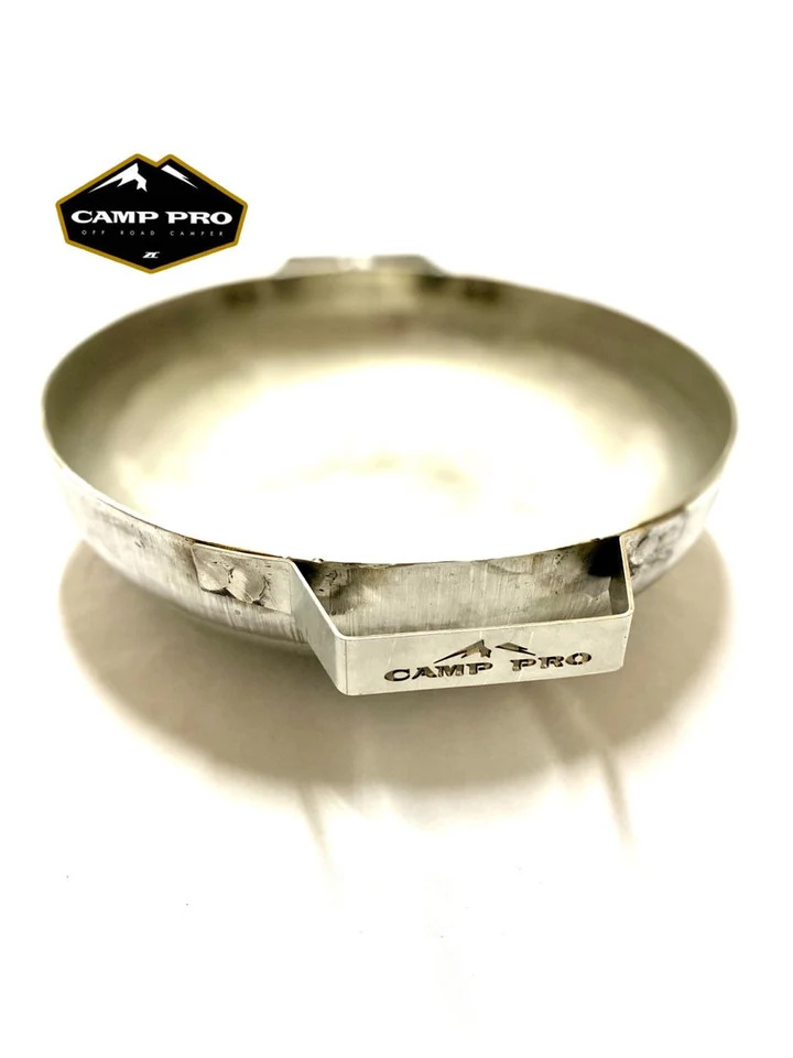 Sartén Wok de 14.5" 100% Acero Inoxidable